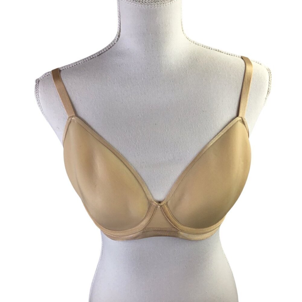 Soma Lightest Lift Smooth Demi Bra Size 36 D Nude Beige Underwire 0120